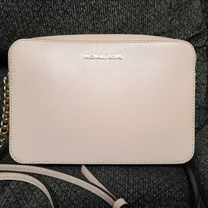 Michael Kors Jet Set Large Crossbody-Soft Pink NWT